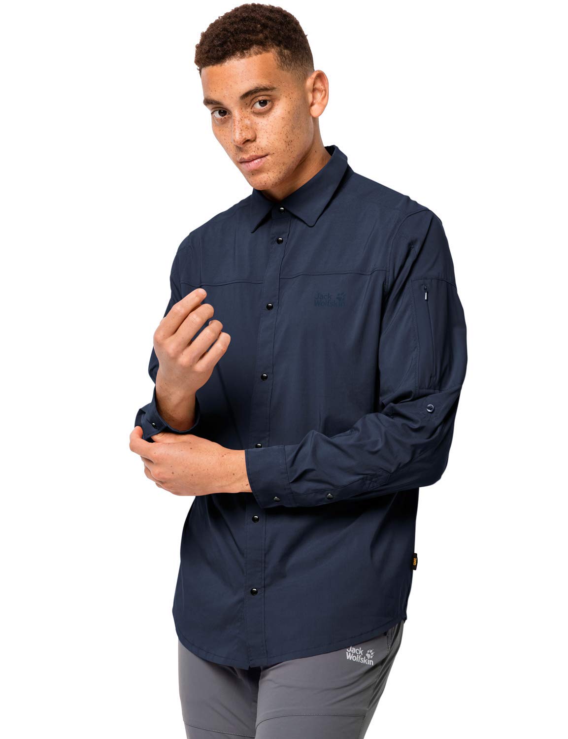 Jack Wolfskin Kenovo Ls Shirt M szybkoschnąca koszula outdoorowa z długim rękawem