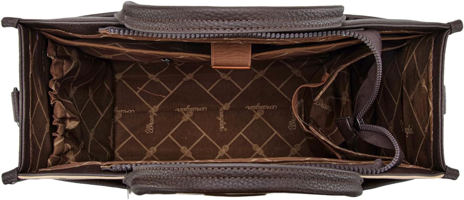 Wrangler Laptop Bag for Women 15.6 Inch Vintage Work Tote Bag for Business Briefcase Handbag with Adjustable Shoulder Strap - Image 6