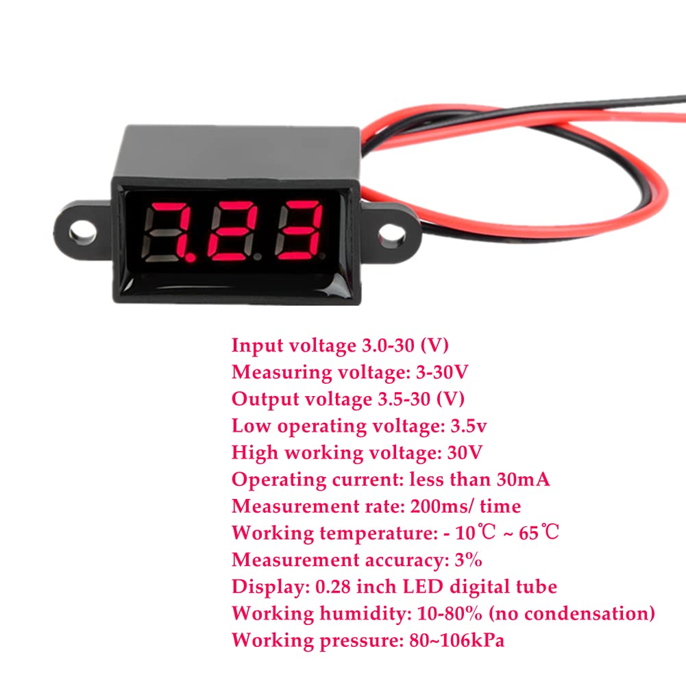 Voltmetro digitale 72x72 per corrente continua - D72MV5