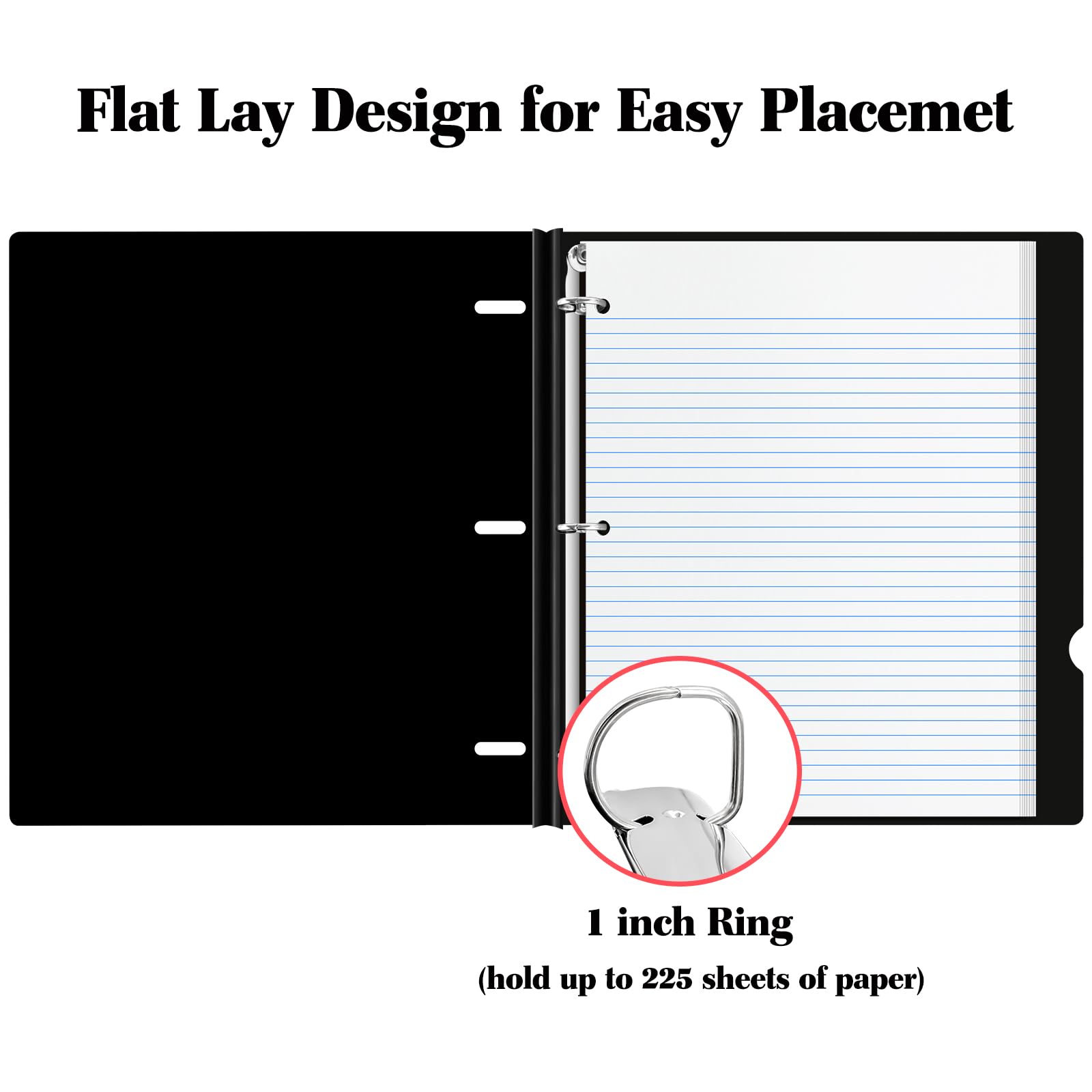 JAM PAPER Plastic Index Dividers - 5-Tab, Multi-Color, 9.75x11.5 Inch (2 Packs, 10 Total) - View #4