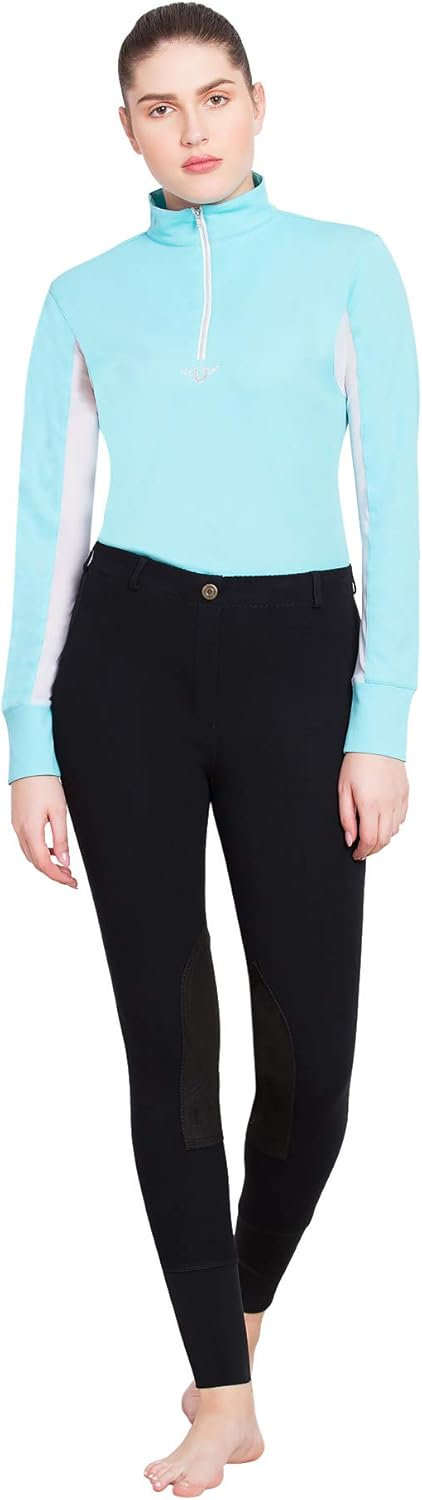 TuffRider Ladies Starter LowRise Pull-On Knee Patch Breeches