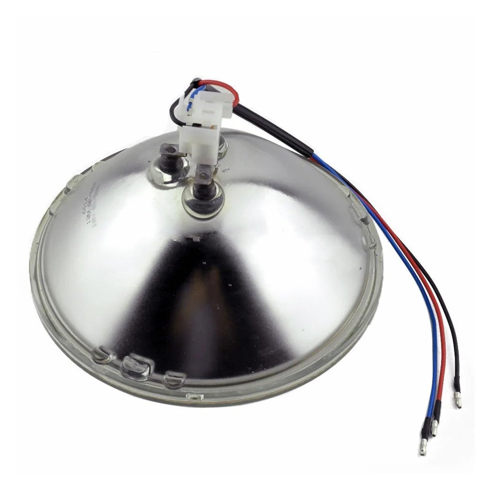Fari Per Motociclette 5.75 "Vintage Motor Alogeno Faro Testa Lampadina Sigillata Fascio Di Vetro Hi Low Del Motociclo Cafe Racer Custom(Clear-5.75inch)
