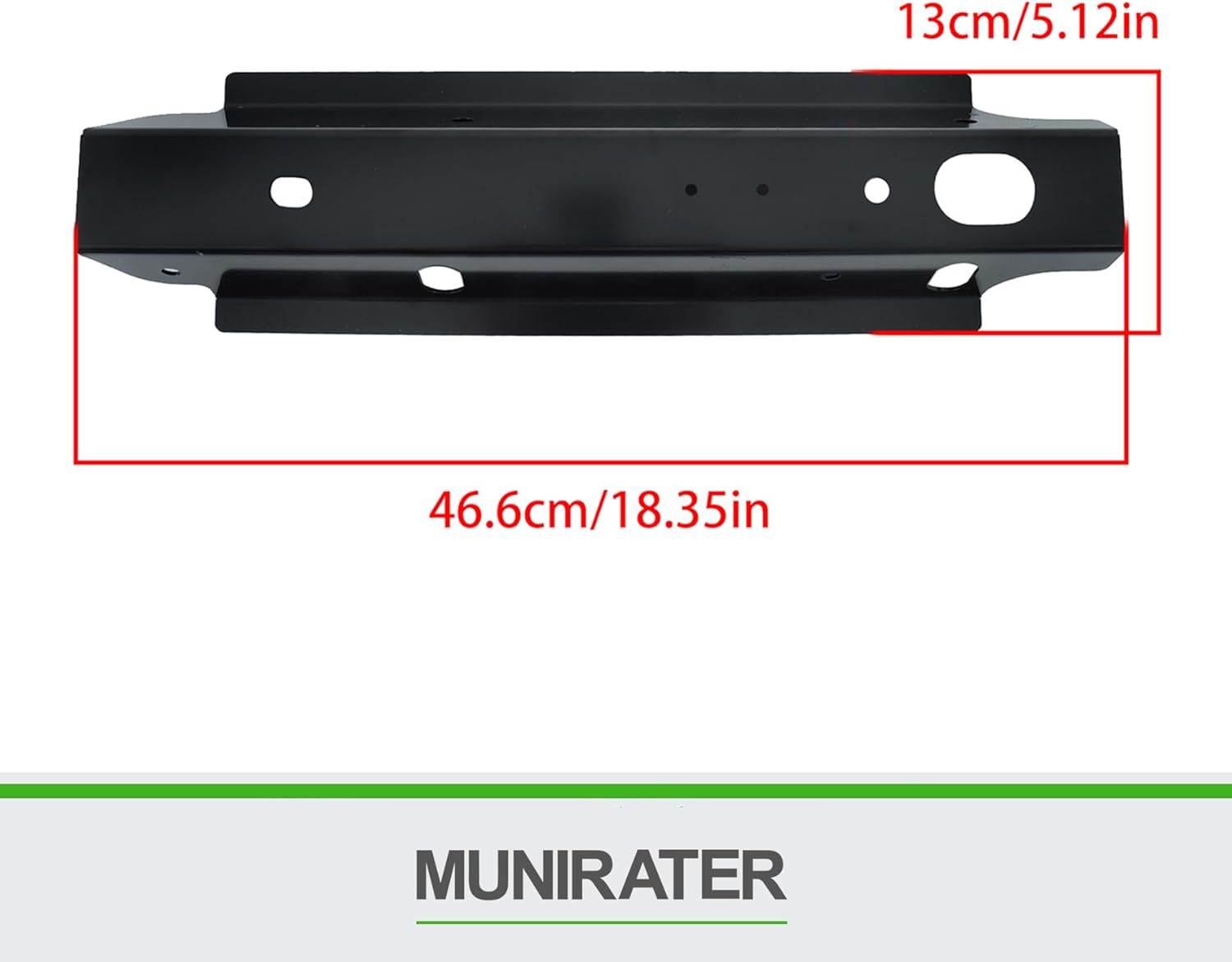 munirater Front Right Passenger Side Seat Floor Crossmember Replacement for Che-ro-kee 1995-2001