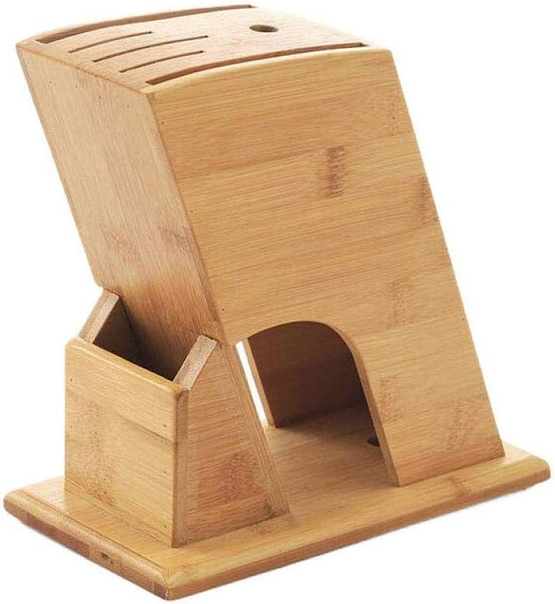 Knife Block Storage Stand Kitchen,Only Selling Cutter Holder,- Tool Multi-Function Household Bamboo Knives