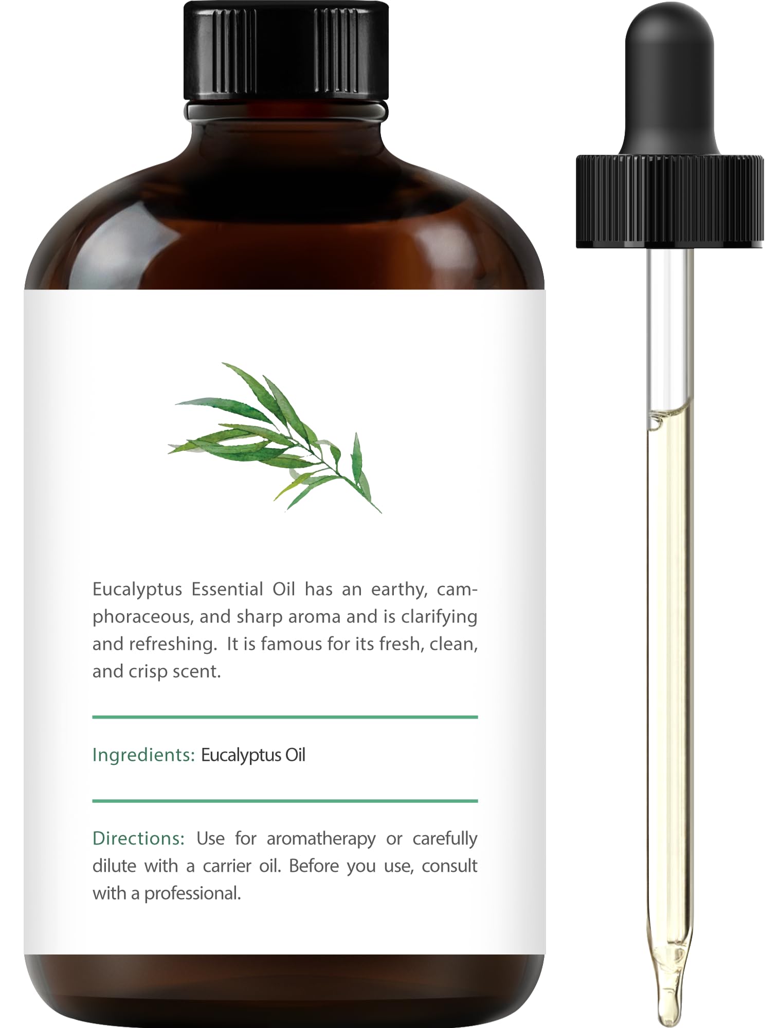 Handcraft Blends Eucalyptus Essential Oil – Huge 4 Fl Oz – 100% Pure and Natural – Premium Grade Essential Oil for Diffuser and Aromatherapy, Skin, Massage, Candle and Soap Making Fragrance