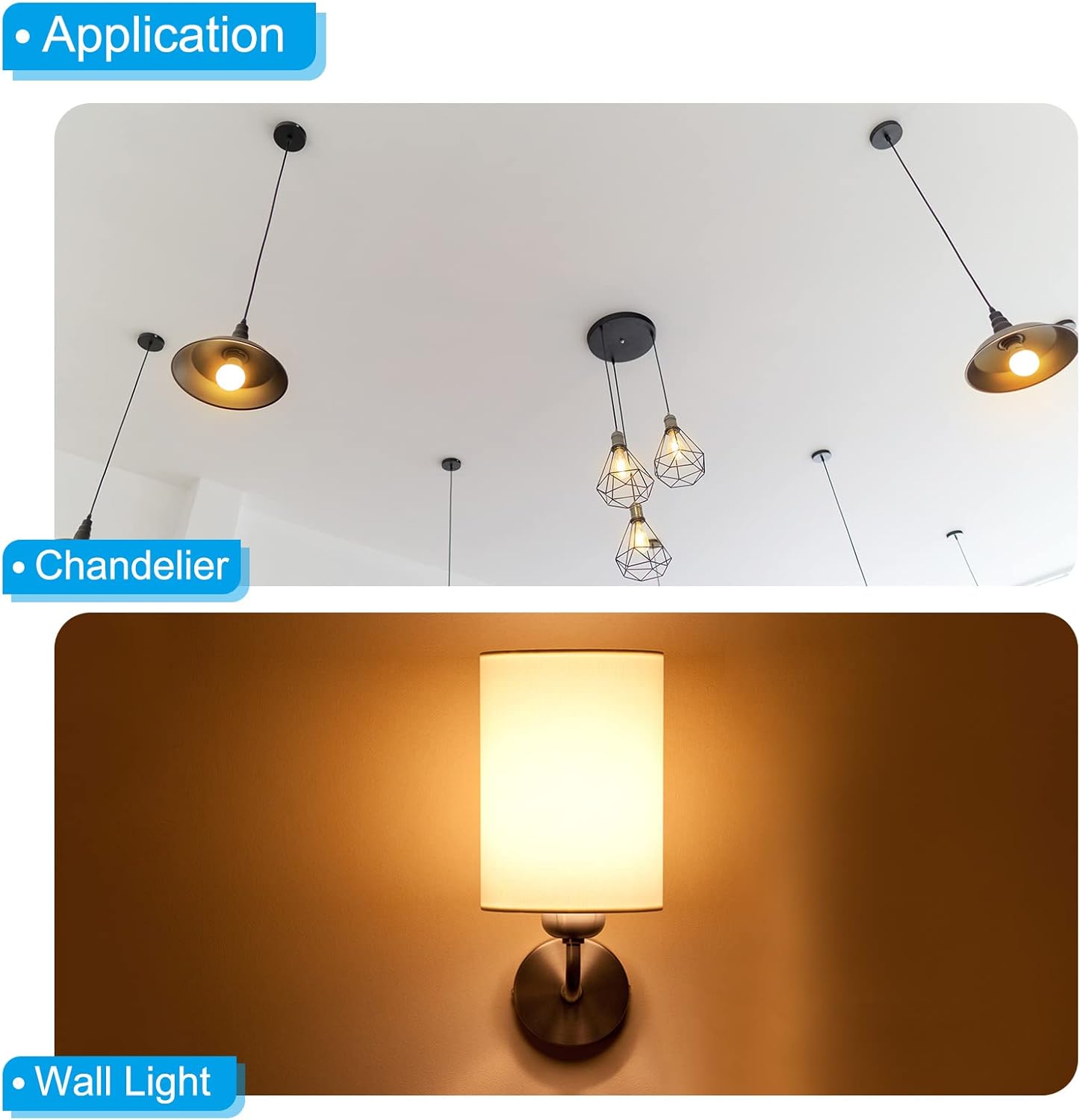 PATIKIL 105mm Round Ceiling Light Plate Kit, 2 Set Light Fixture Mounting Bracket Plate Steel Crossbar Hardware for Pendant Lamp Chandelier