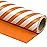 WRAPAHOLIC 30 Inch Reversible Orange Wrapping Paper - Orange and Stripes Wrapping Paper for Birthday, Holiday, Wedding, Baby Shower - 30 inch x 33 feet