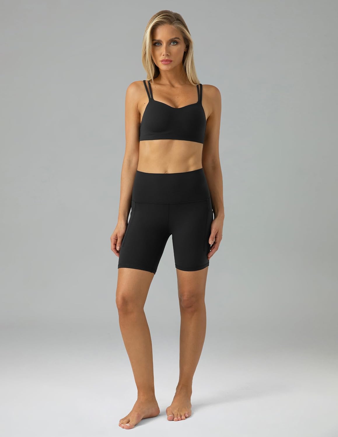 Colorfulkoala Women's Dreamlux Biker Shorts with Pockets 6" Inseam High Waisted Workout Gym Yoga Shorts - Image 5