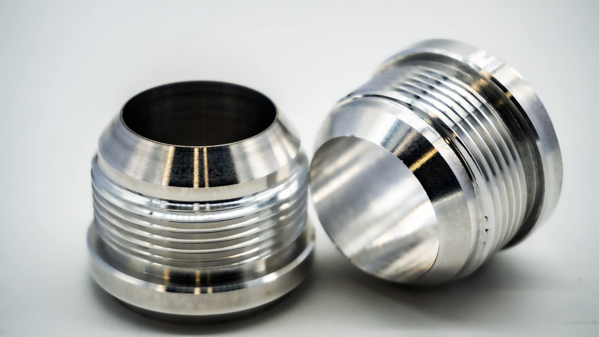 20AN Male Aluminum Weld On Fitting Hose Adapter Pack Of 1