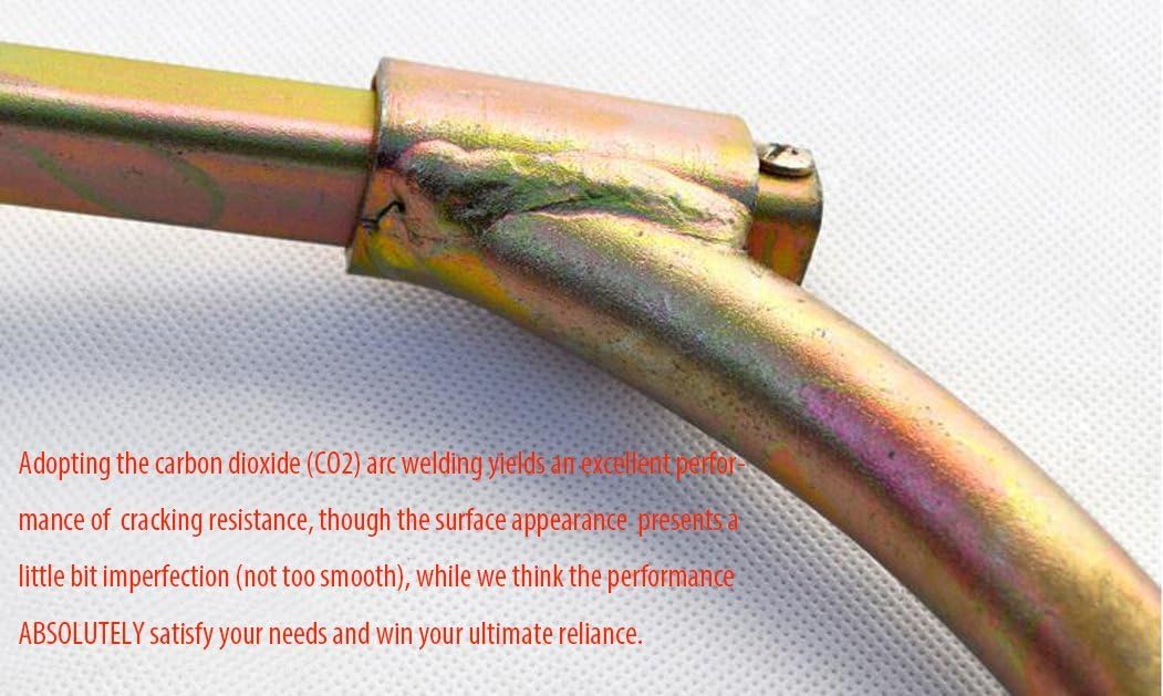 HUAWELL Electric Utility Pole Climbing Set,Pole Climbing Shoes with Adjustable Diameter, High-Intensity Mn Steel Alloy for Electrician Pole Smooth Pole, Pair by Set