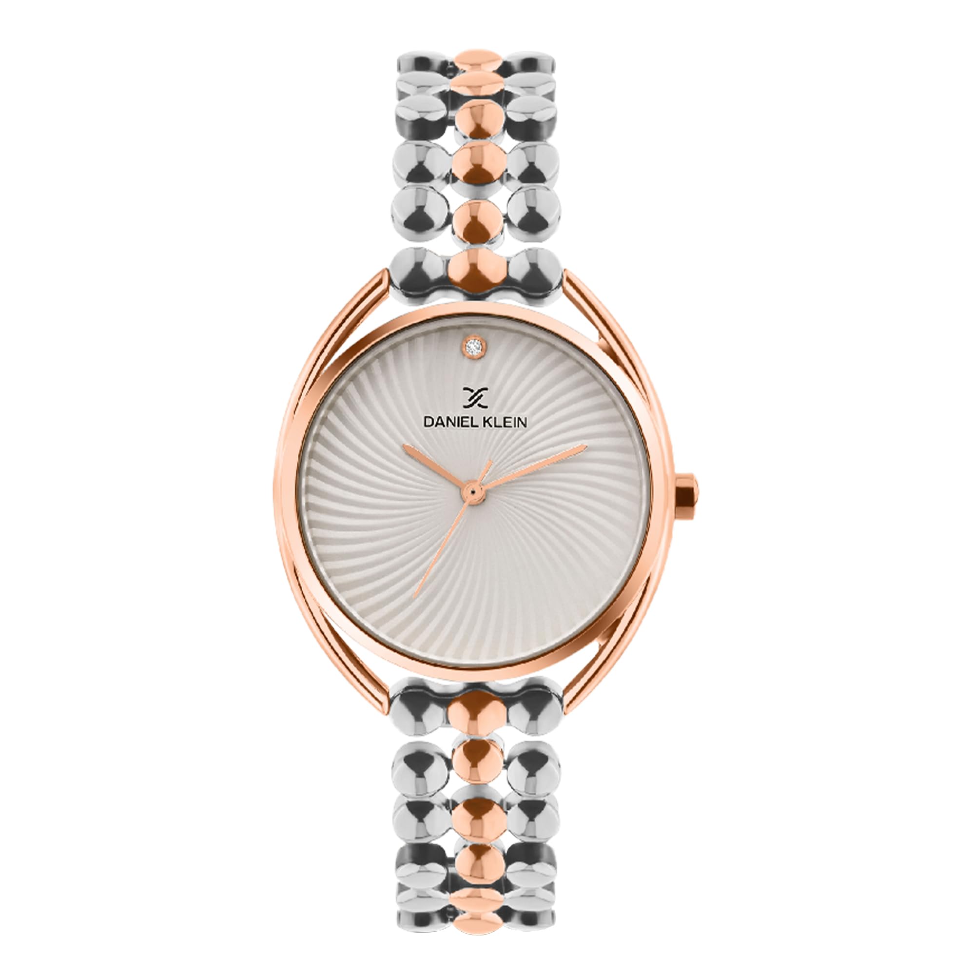 daniel klein Stainless Steel Silver And Rose Gold Strap Women's Analog Premium Watch - DK.1.14020-2-picture-19