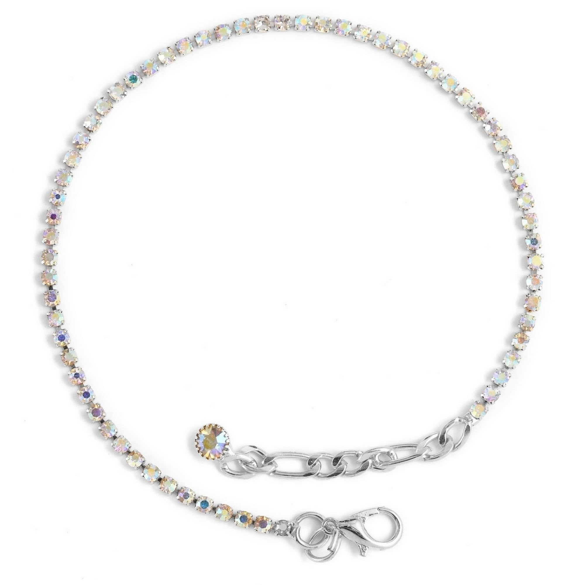VAMA FASHIONS Trendy Crystal Rhinestone Payal Anklet Toes Foot Chain Single Ankle Anklets For Girls Women (Silver Payal for Girls) (B0D17X4TZ9) Amazon Price History, Amazon Price Tracker