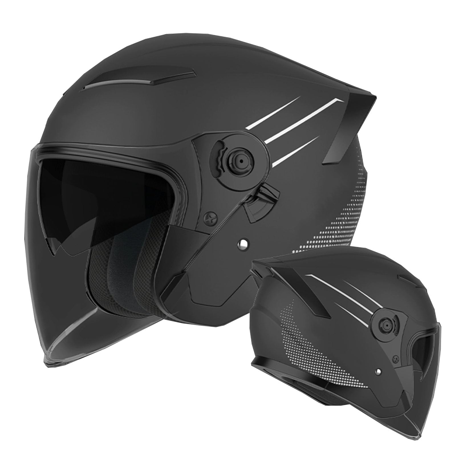 Casque moto ouvert JATIBOSH idéal pour vos trajets en scooter électrique