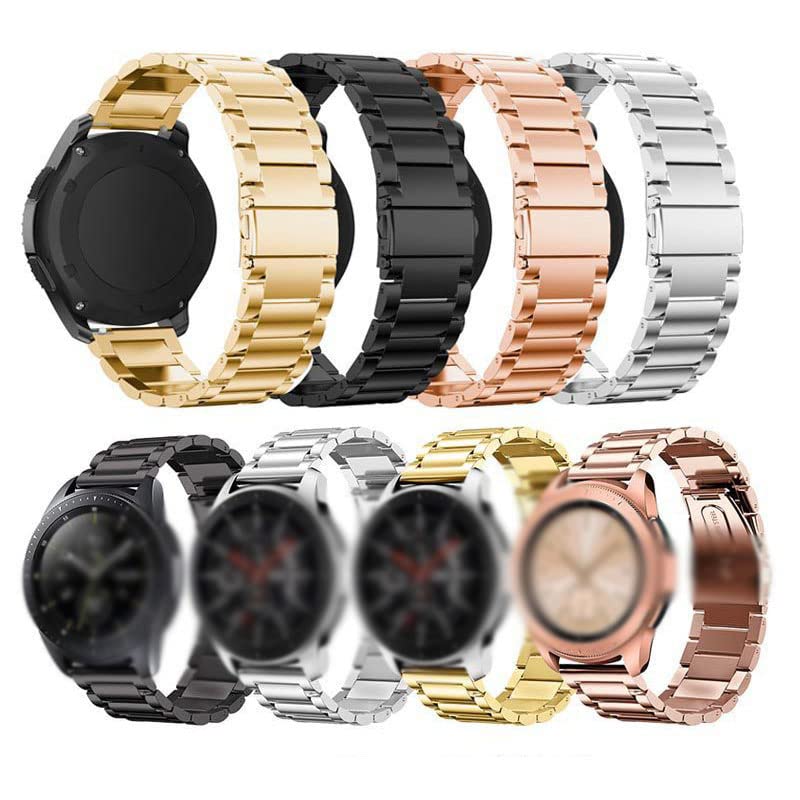 Bracelet de montre en acier inoxydable solide de 22mm pour montre - 4