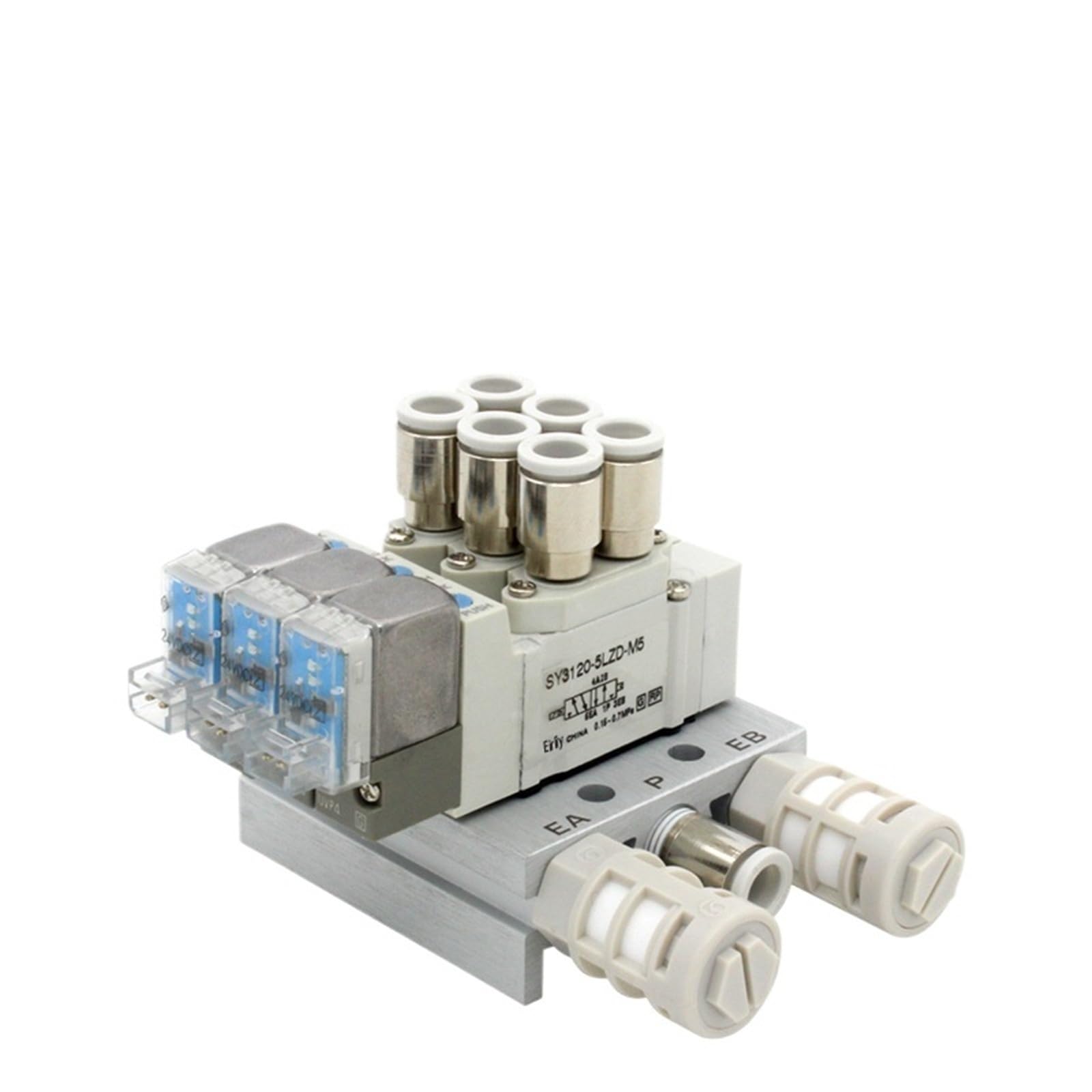 Électrovanne SY3120-5LZD-M5 à haute réactivité pour pilotage de vérin 4mm