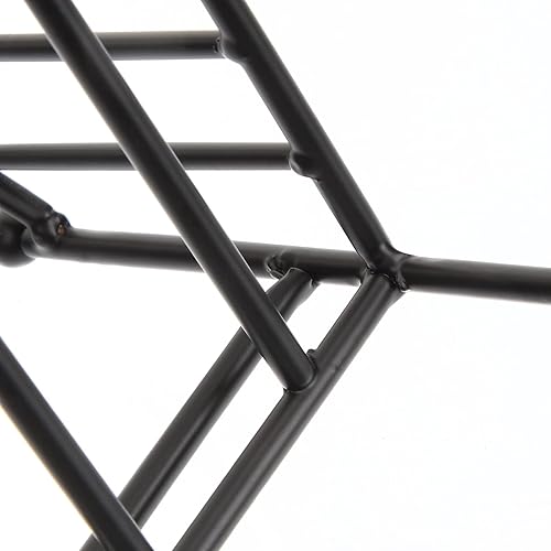 Miniatura 7 de Marco de cama de metal en miniatura, modelo de cama individual, muebles de casa de muñecas, soporte para macetas para accesorios fotográficos