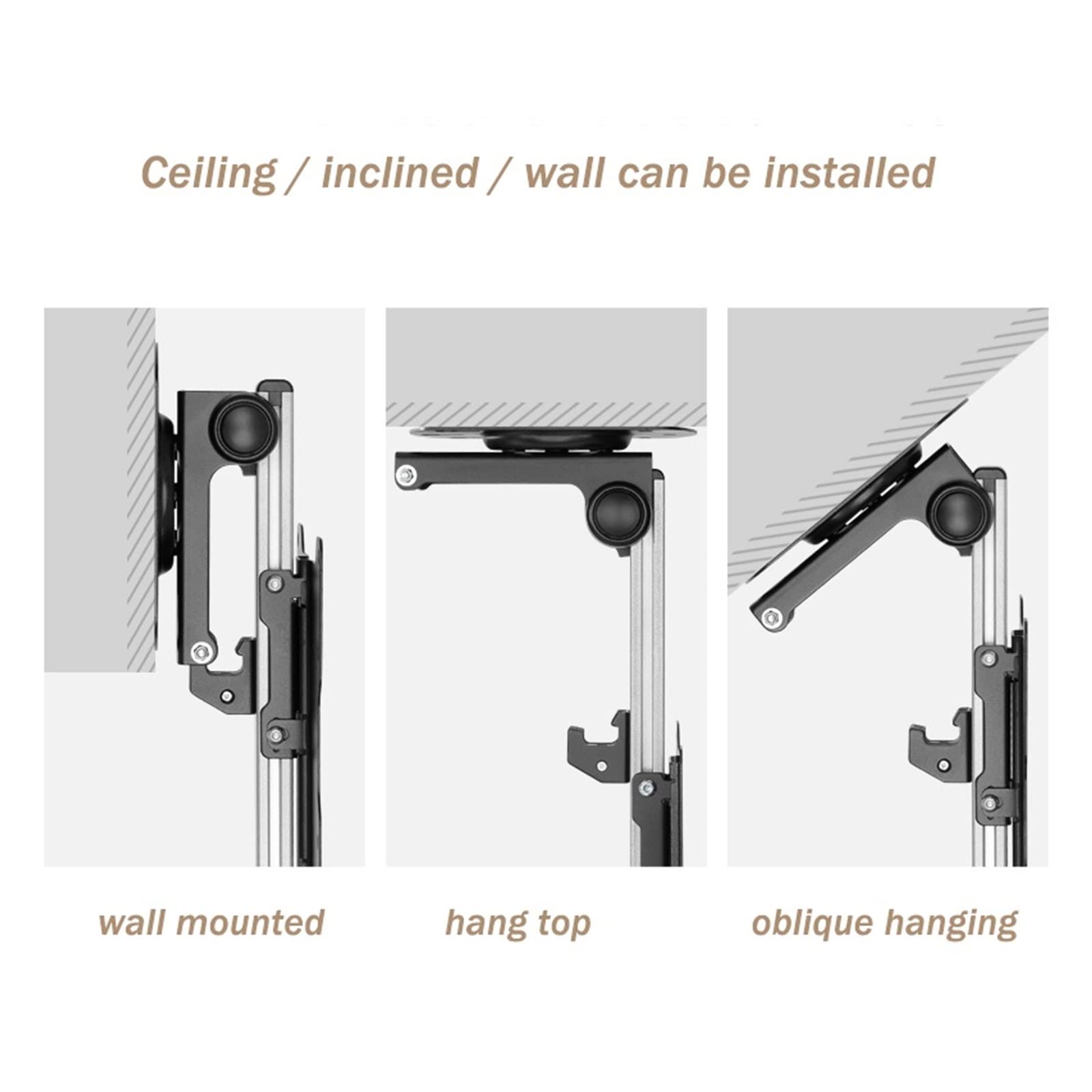 Soporte de montaje en pared for TV RV, plegable, de 14 a 32 pulgadas, for techo, caravana, cocina, restaurante, accesorios for coche, soporte for TV para caravanas, autocaravanas, barcos y autocarava