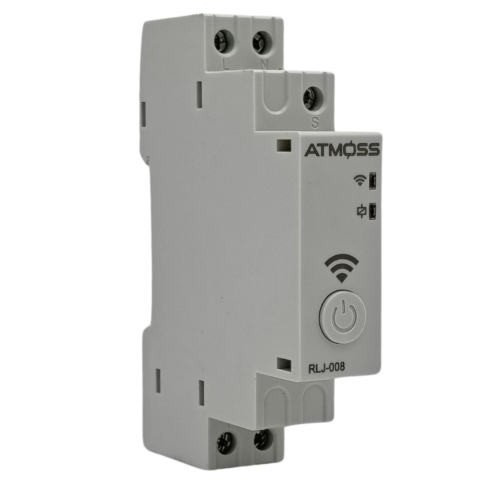 RASMACOR RLJ-008 Digitaler astronomischer Zeitschalter, WLAN, 1 Kanal, 16 A, AC/DC 48-240 V (AC 50/60 Hz), 1 Modul, Abmessungen 65 x 90 x 18 mm