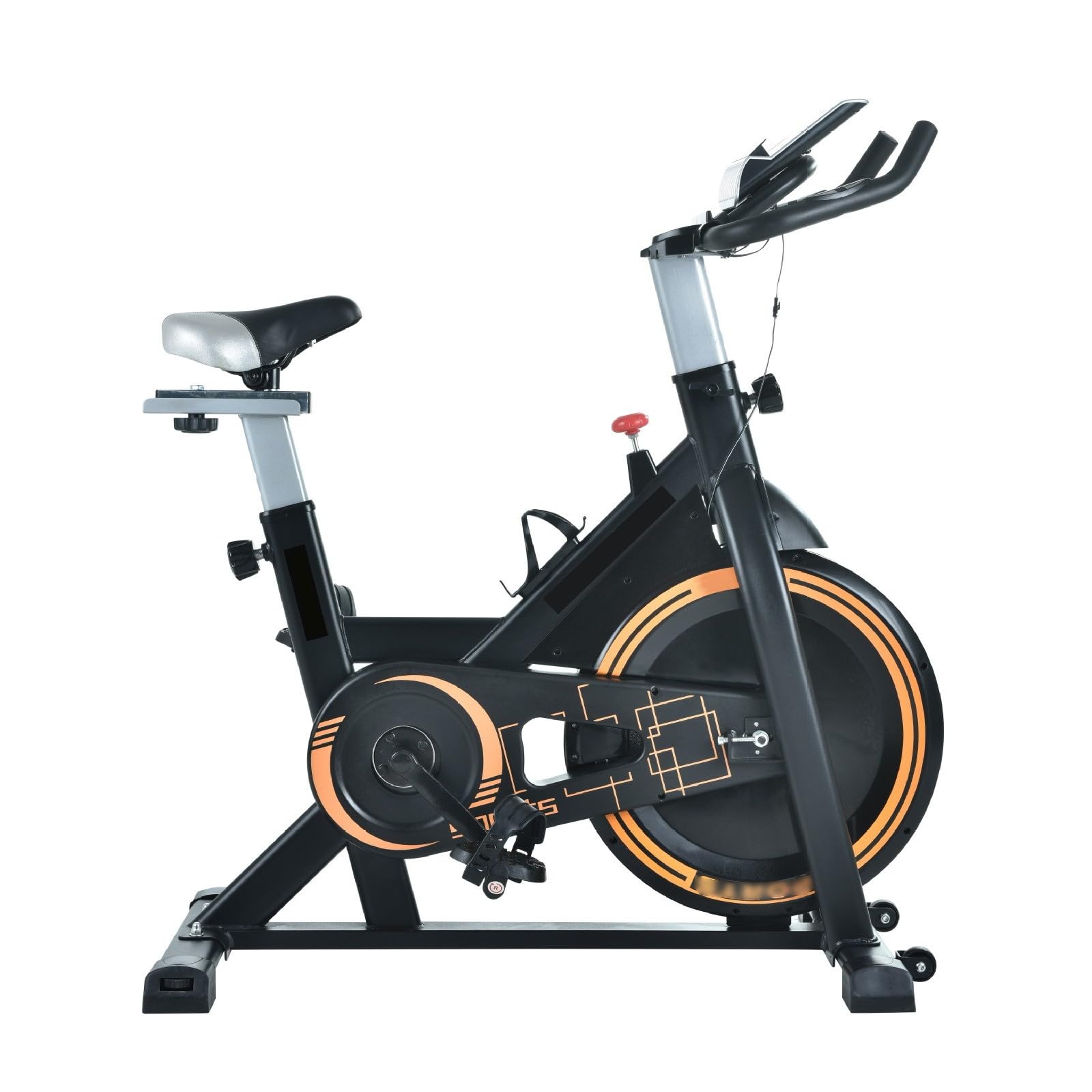 Rower spinningowy do użytku domowego, urządzenie fitness do domu, rower treningowy, urządzenie do treningu kardio, pojemność 120 kg