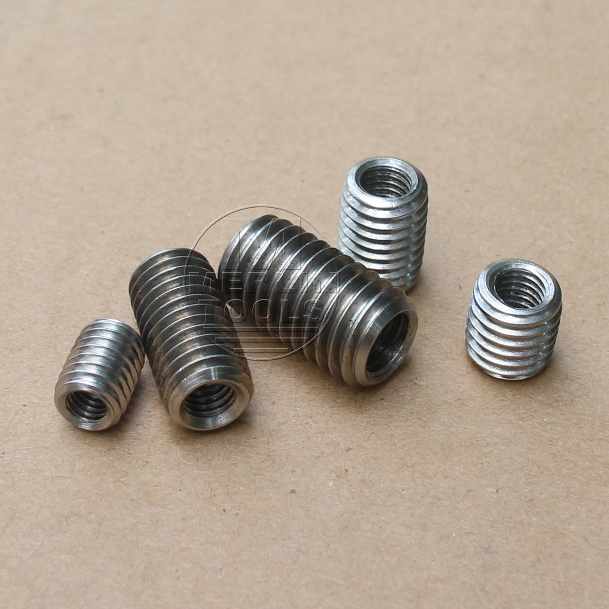 304 Stainless Steel Nut Inserts Thread Repairing Metal Threads Conversion M2-M12 (M2.5-0.45 x 10mm - M5-0.8, 20pcs)