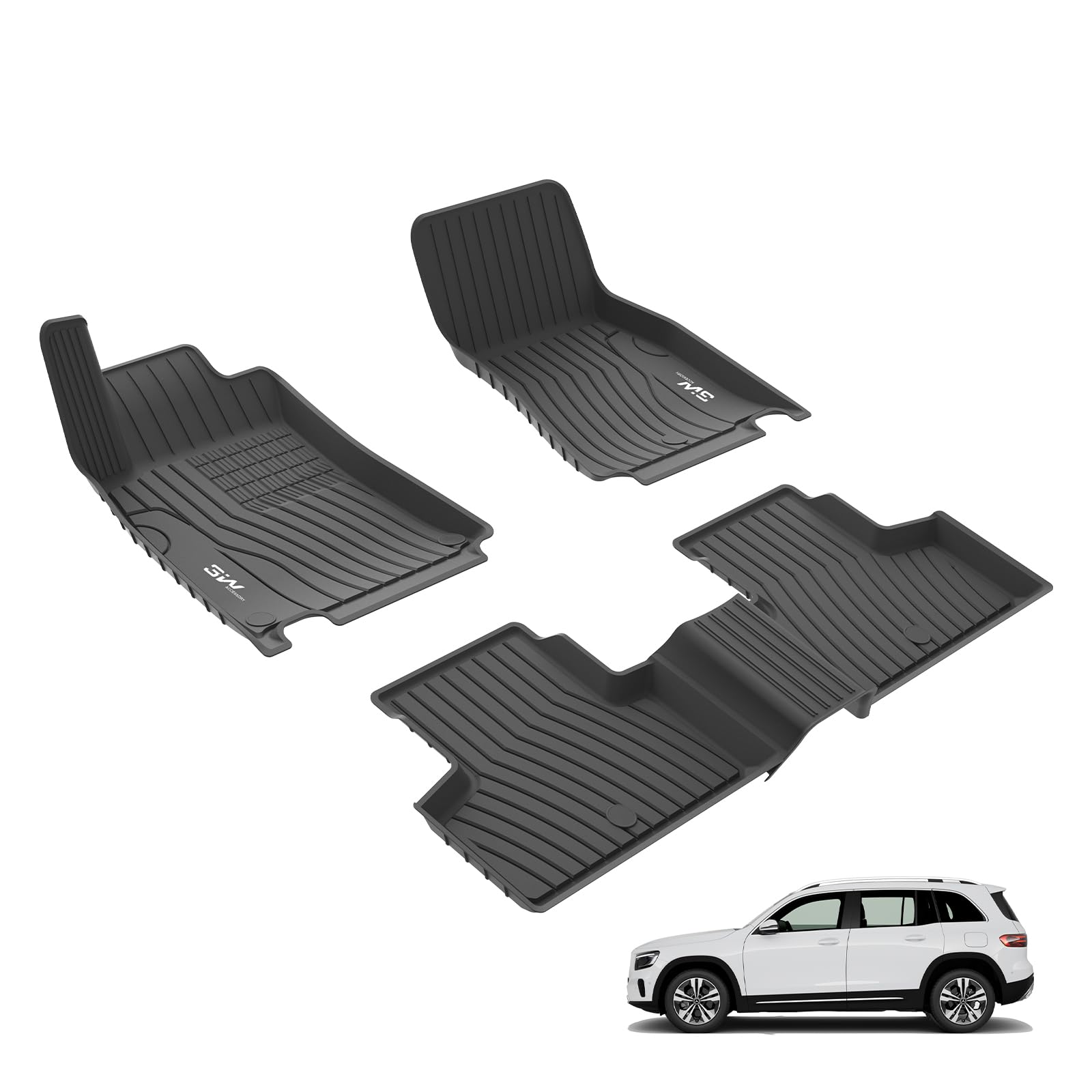 3W Tapis de Sol pour Benz GLB X247 2020-2026