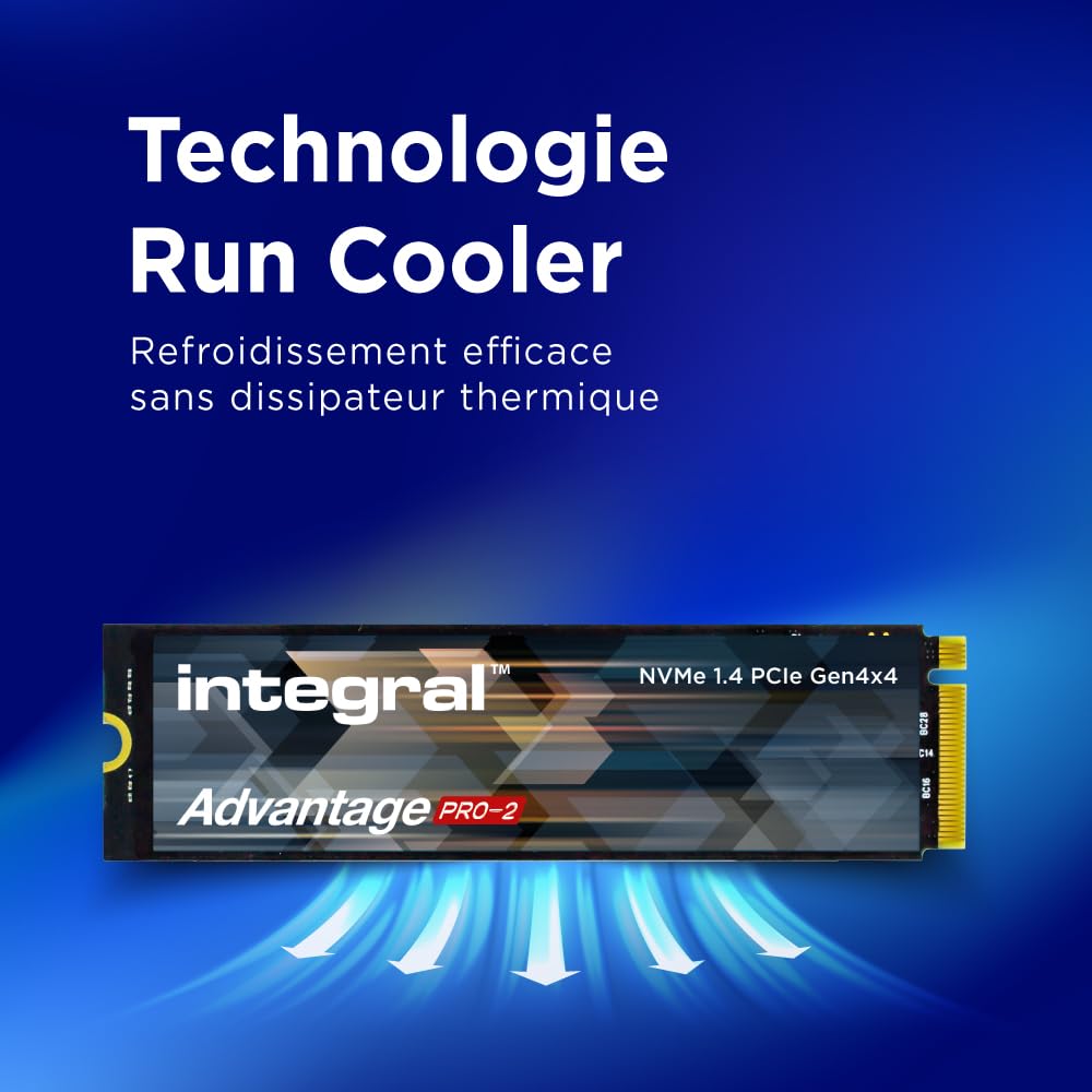 Integral Disque SSD 1 to TLC M1 NVME M.2 2280 PCIe Gen3x4 R-3450 Mo/s W-3200 Mo/s