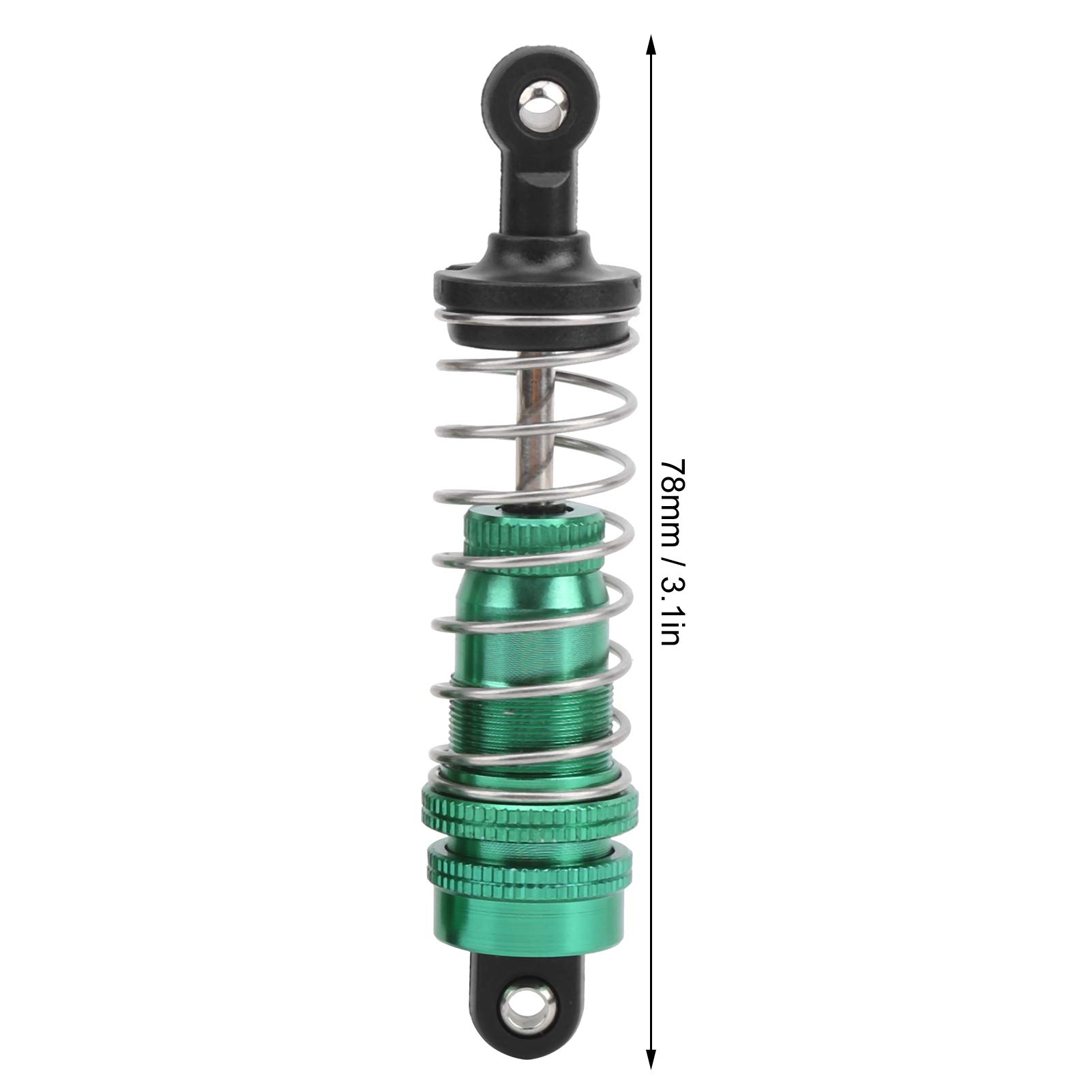 Shock Absorber Damper, 4Pcs 78mm RC Damper Suspension Car Replacement Parts Accessories for 144001 1/14 RC Car (Green) - Image 4