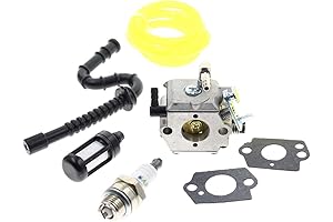 Genuine Walbro WT-16B Carburetor with Fuel Line for Stihl 028 and 028AV Chainsaws