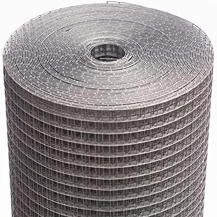 CACAGDR Hardware Cloth 36in×100ft 1/2 Inch 19 Gauge Galvanized After Welding Wire Cloth Fencing, Rabbit/Snake Wire mesh Fence,Chicken Wire Mesh Roll