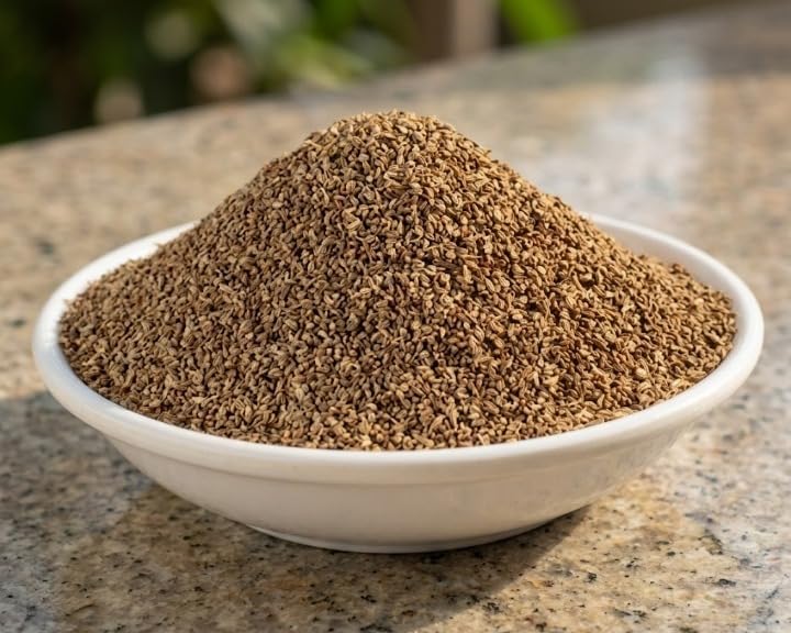 Ajwain Desi Barik - Carom Copticum - Carom Seeds Small (100 Grams)