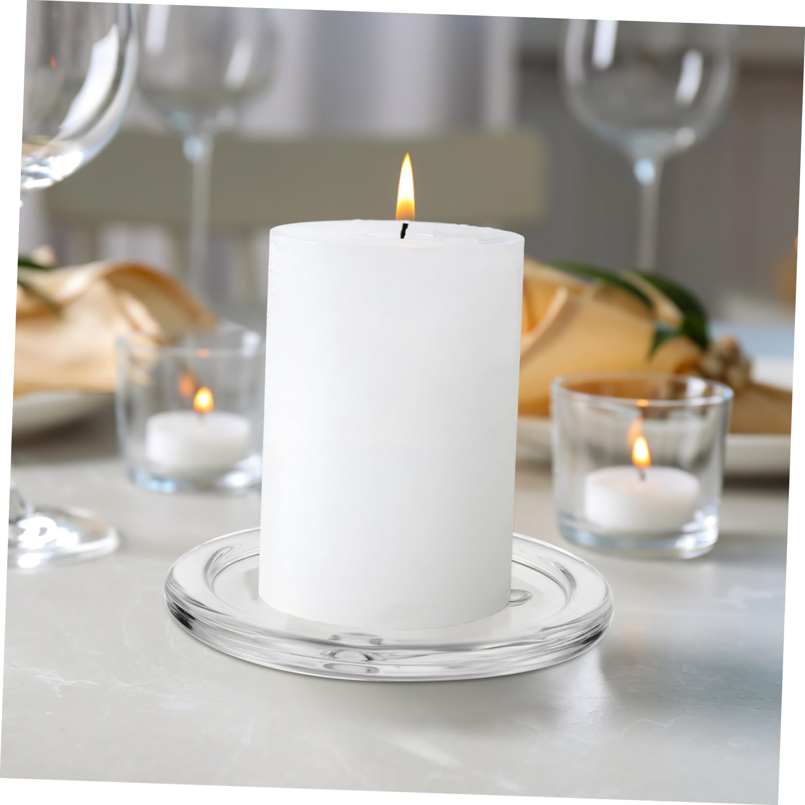 Portacandele in Vetro Eleganti 10 Pezzi per Centrotavola Matrimonio Decorazioni Tavolo Soggiorno