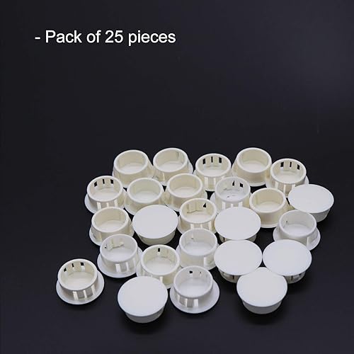Miniatura 5 de VictorsHome Tapones de plástico para agujeros de 0.748in (34 pulgadas) para 0.728  0.748in de diámetro con agujero de bloqueo, tapa de cierre para