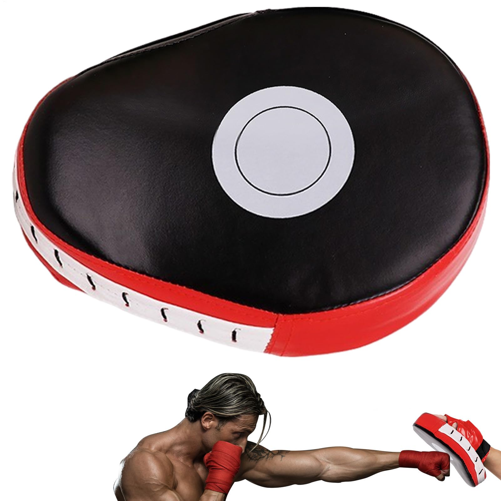 Almohadillas de Boxeo Curvo para Entrenamiento de Artes Marciales Muay Thai Kickboxing