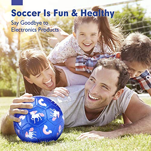 Hahaland Soccer Ball Size 3 Soccer Ball Glitter Gifts For Girls Boys, Kids Toddler Soccer Balls Kids Outdoor For Ages 4-8 Toddlers Age 3-4, Kids Soccer Ball For 3 4 5 6 7 8-Year-Old Girls #TOP2