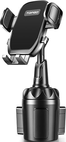 Miniatura 9 de TOPGO Soporte de teléfono para automóvil, brazo telescópico mejorado y firmemente estable Soporte de teléfono para iPhone 16 y más teléfonos