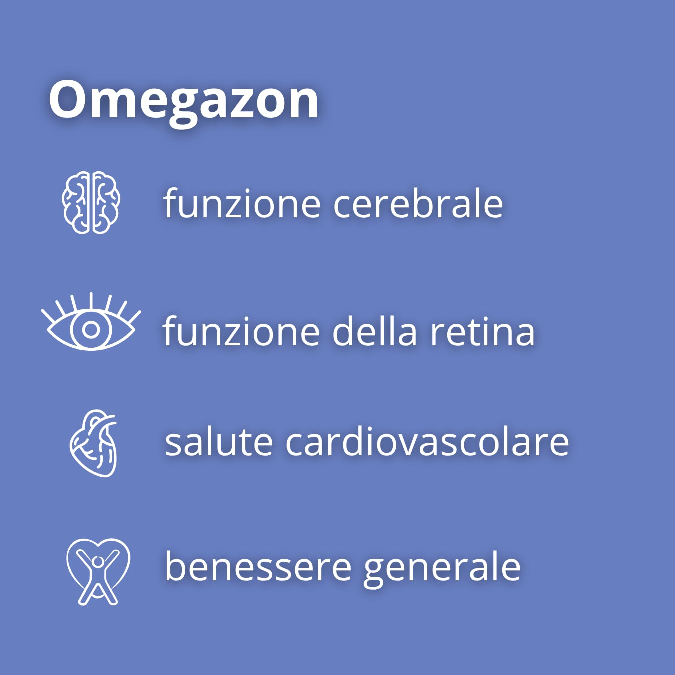 Health Aid Integratore Omega 3 1250 mg - Nuova Formula Entericare® con Olio di Pesce (Fish Oil) e Vitamina E, 60 Omega 3 Capsule Softgel - Omegazon