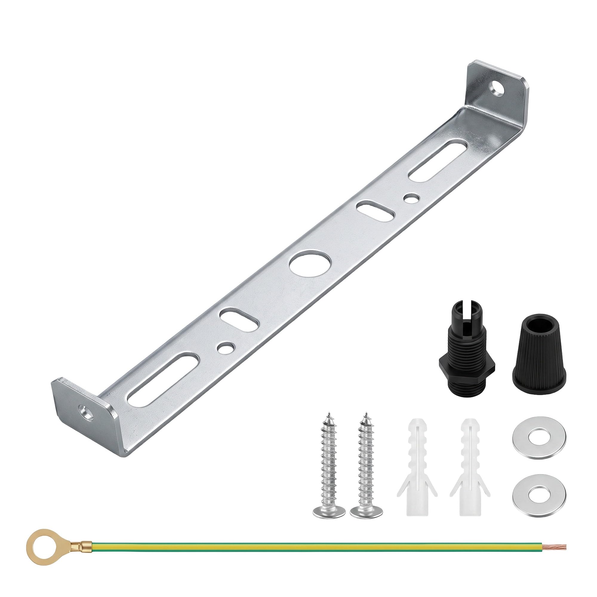 Light Fixing Ceiling Rose Strap Bracket Strap Brace Metal Plate With Accessories (120Mm) 5060998961009