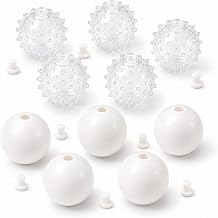 10 Pcs DIY Squishy Making Kit, 6cm Stress Ball Skins with Plugs