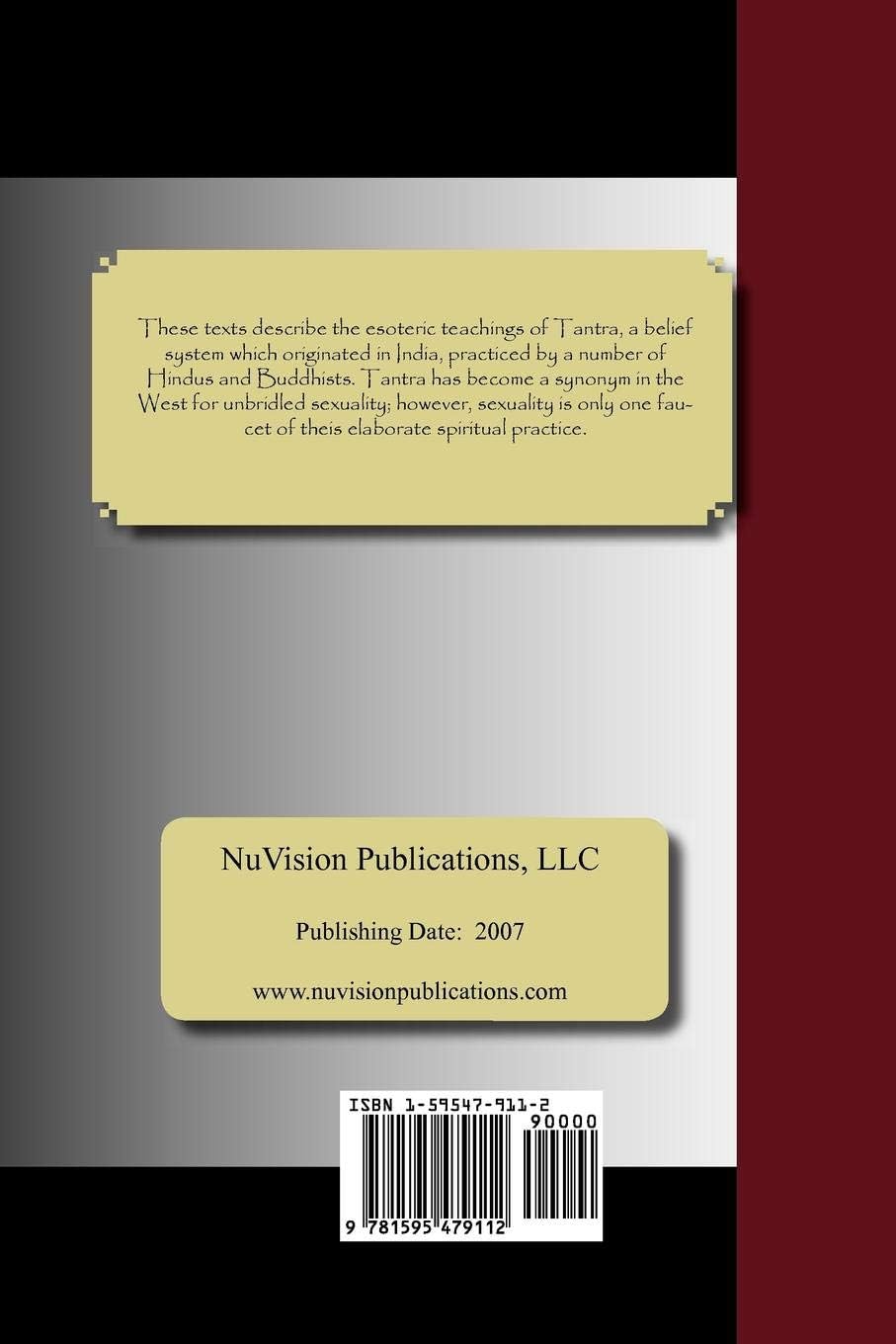 NuVision Publications Mahanirvana Tantra