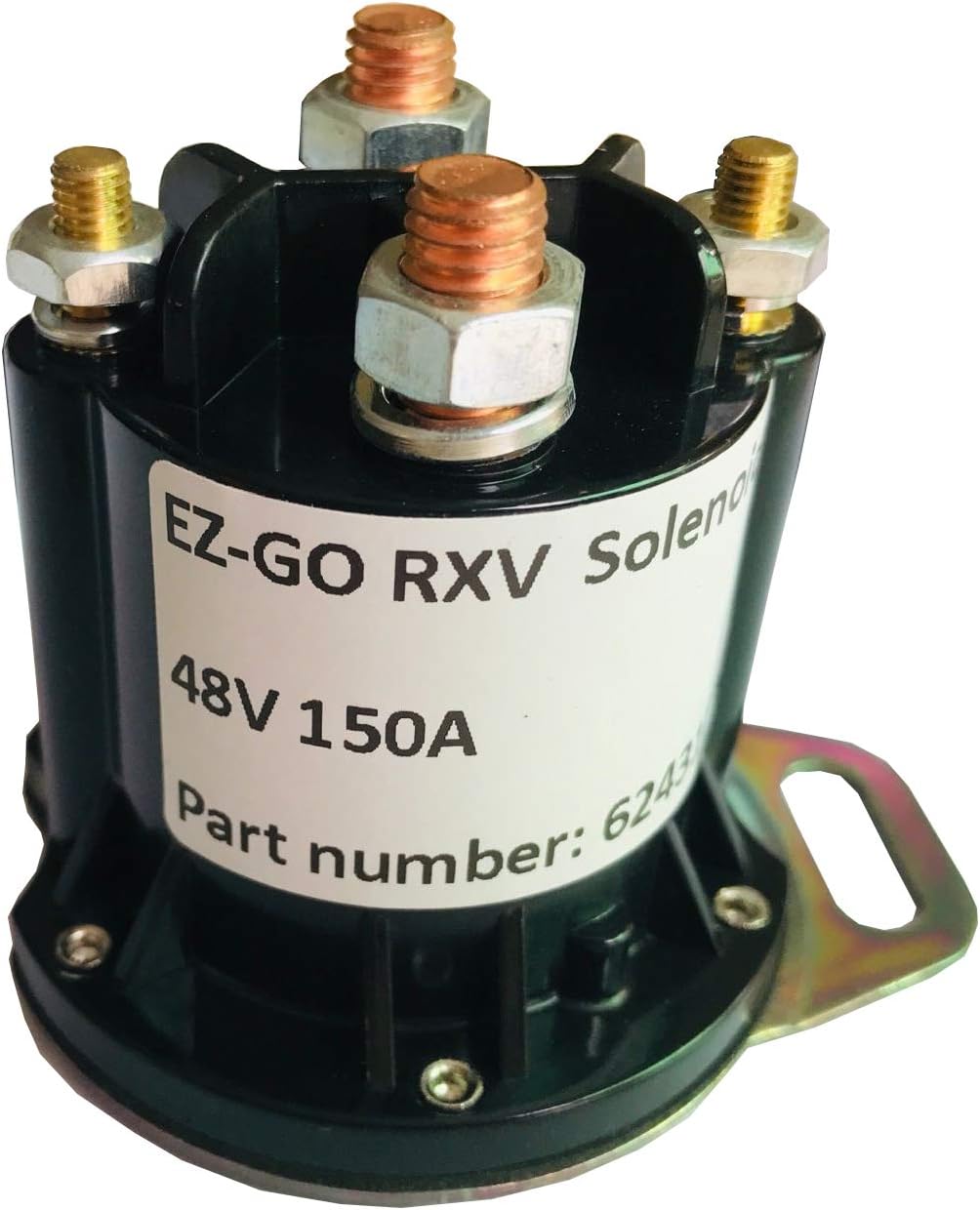 Dr.Acces EZGO RXV Electric Golf Cart Solenoid, 48V 150A,4 Terminal OEM# 624317,649373