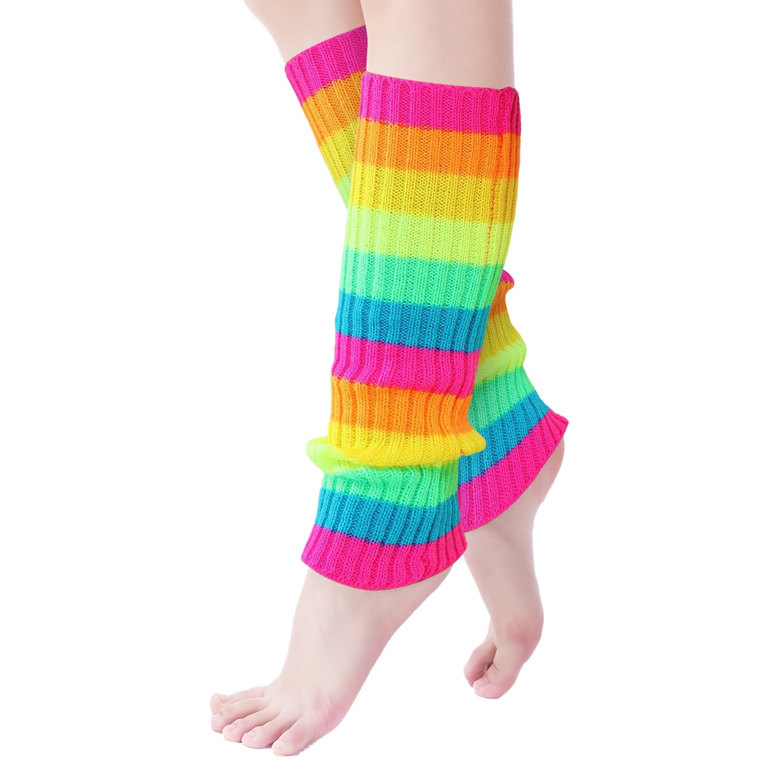 80s leg warmers for women Vibrant Neon Colors kids leg warmers Add a Splash of Color to Your