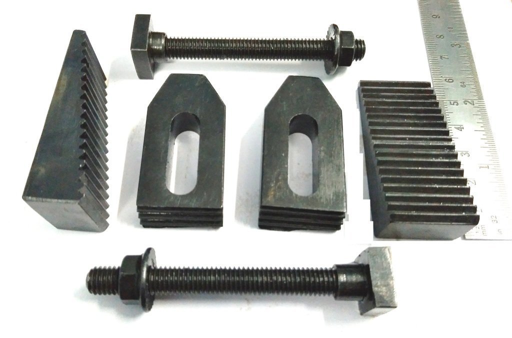 Precision M8 Clamp Kit Set (8mm) Suitable for HV4/ HV6 Rotary Table-Milling, Black
