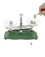 Vista 4 de QWORK Balanza de Escala, 100g / 0.1g, Balanza de Haz Triple de Laboratorio para Herramienta Didáctica