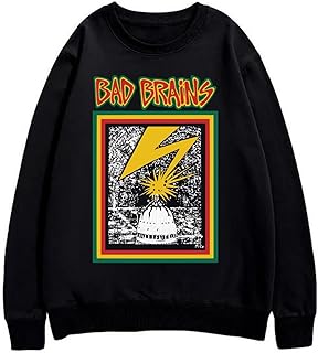 [in.studio] Bad Brains バッド ブレインズ パーカー メンズ 長袖 スウェット トレーナー 丸首 人気 トップス プルオーバー 無地 カジュアル おしゃれ 人気 春秋冬服 男女兼用 大きいサイズ 日本製