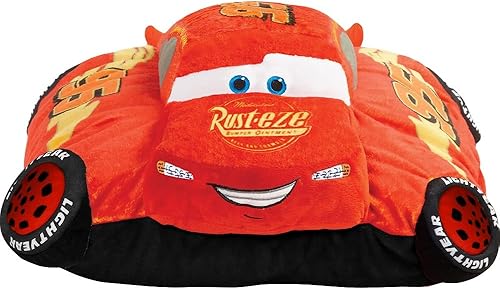 Miniatura 2 de Pillow Pets Disney Pixar Cars 3 Lightning McQueen juguete de peluche de 16 pulgadas