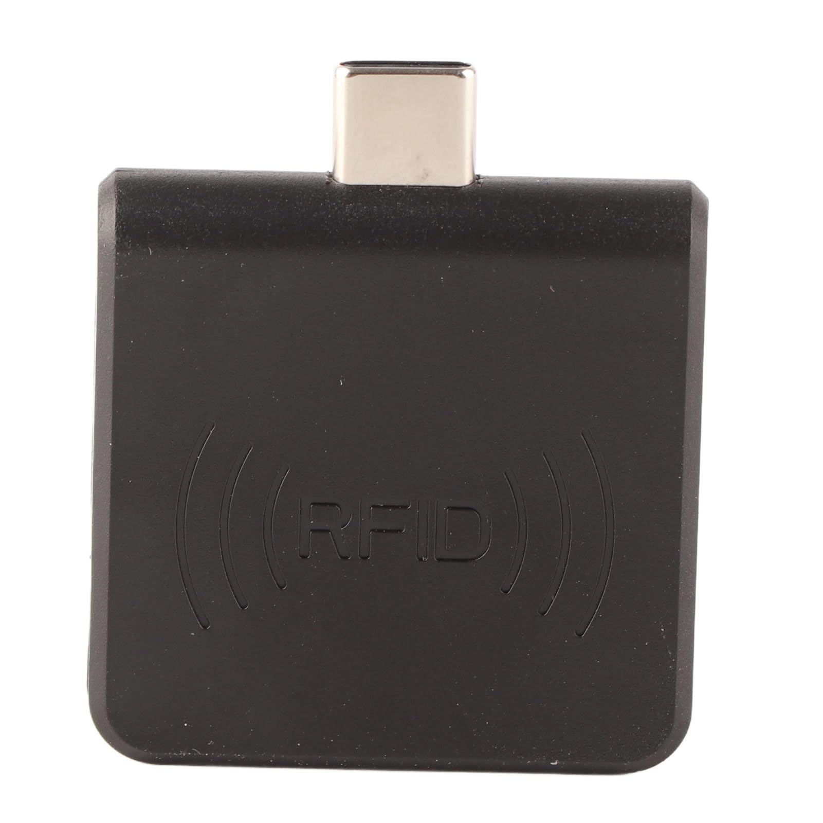 Lector de Tarjetas Portátil USB, Teléfono Móvil OTG Interfaz Micro USB UHF RFID Escritor de Mano para Computadora (Negro)