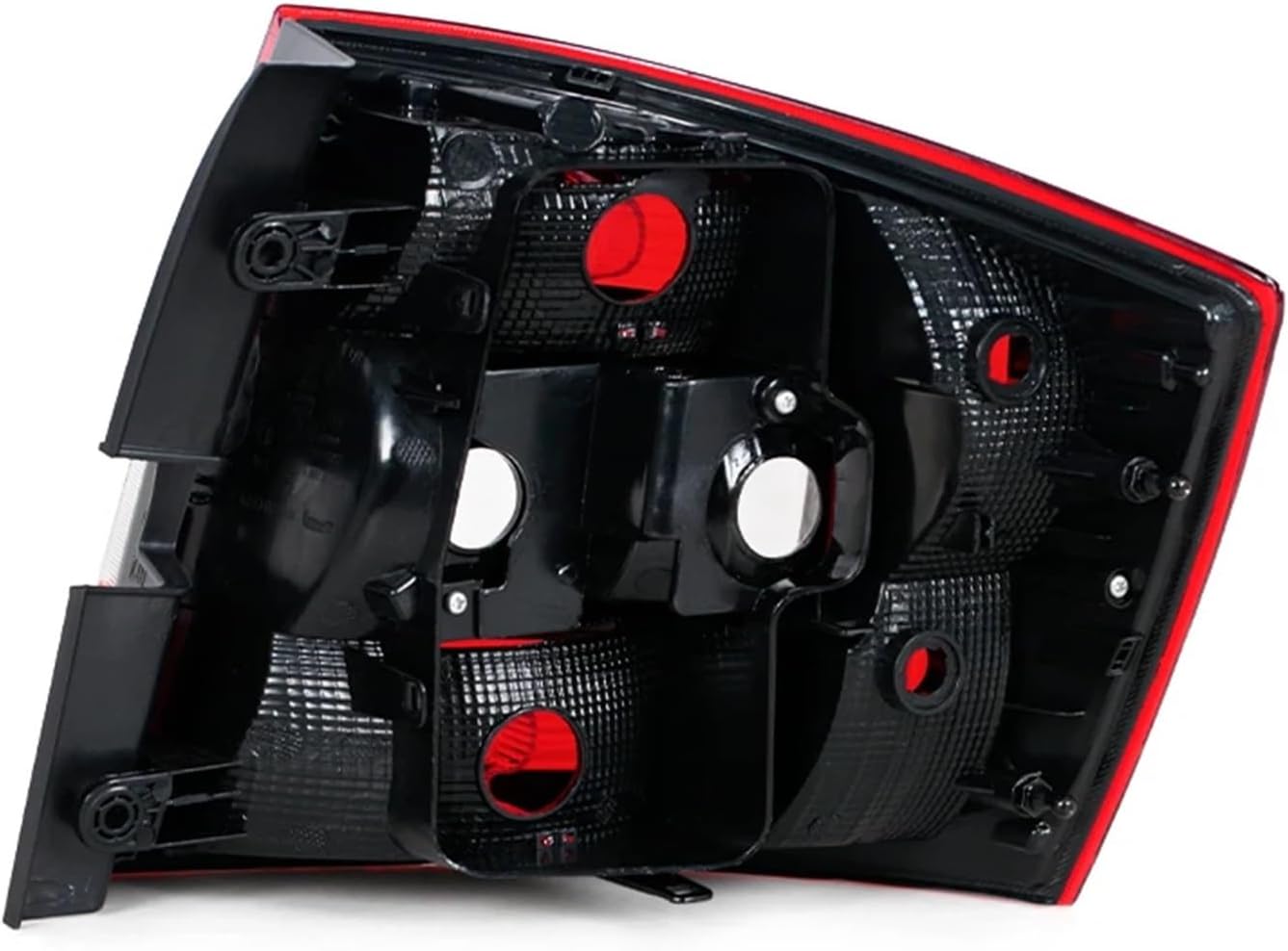 Car Tail Light Cover No Bulb Compatible With Skoda Spaceback 2014 2015 2016 2017 2018 2019 Tail Driving Brake Taillight Warning Signal Lamp(Black Left)