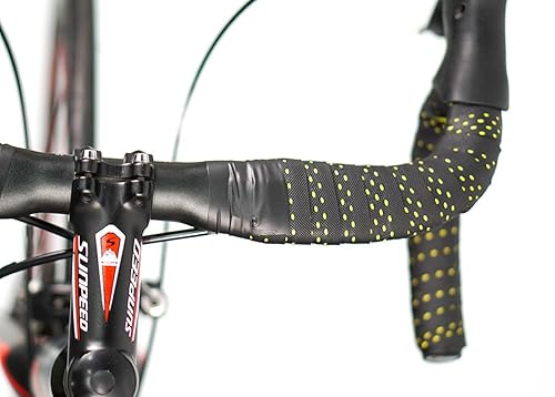 Miniatura 10 de CNC Cinta de manillar de bicicleta, cintas de barra de bicicleta de carretera, 2 unidades de envolturas de mango de ciclismo para bicicleta de