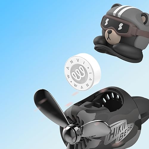 Vista 6 de Cacacece 6 paquetes de recambios de ambientadores de coche con olor a colonia, pastillas de repuesto de fragancia sólida Colonia-6 paquetes