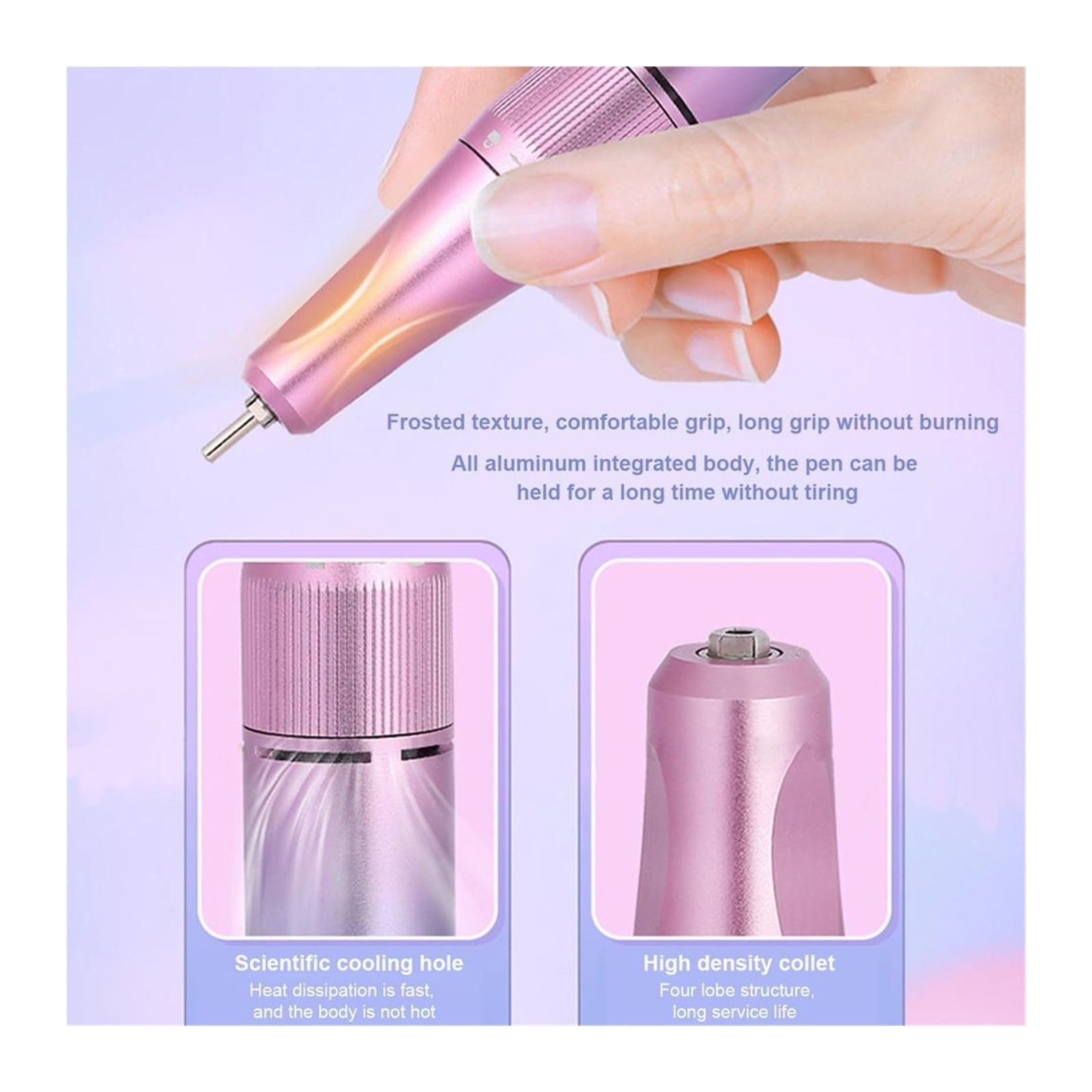 Amazon.co.jp: 電動ネイルマシン 電動ネイルドリルマシン、40000 Rpm